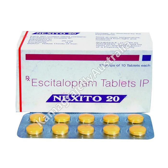 Nexito 20mg (Escitalopram Oxalate)