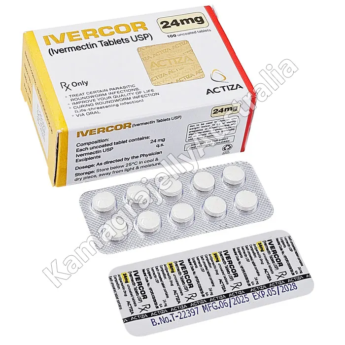 Ivercor 24 mg Tablet (Ivermectin)