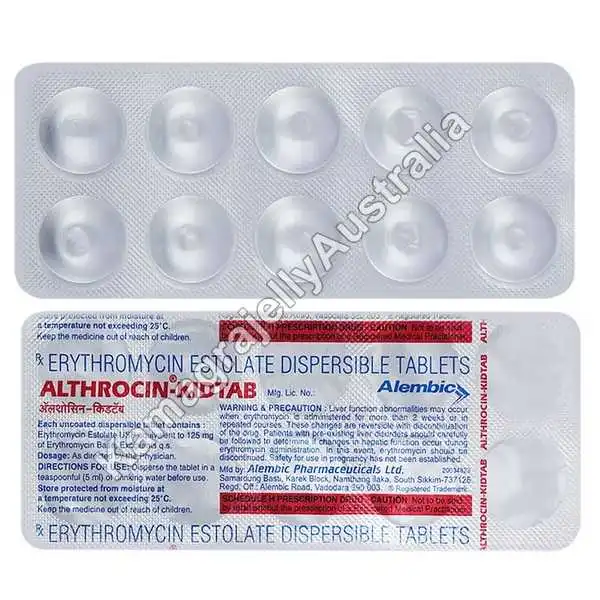 Althrocin Kid Tab 125Mg Strip