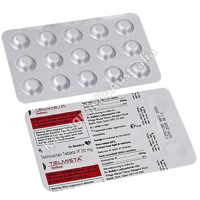 Telmista 20 Mg