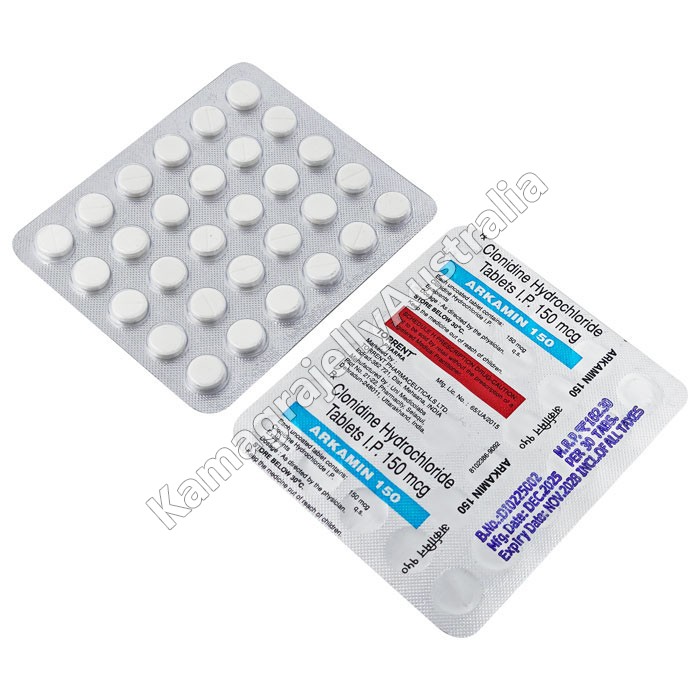 Arkamin 150 mcg Tablet (Clonidine)